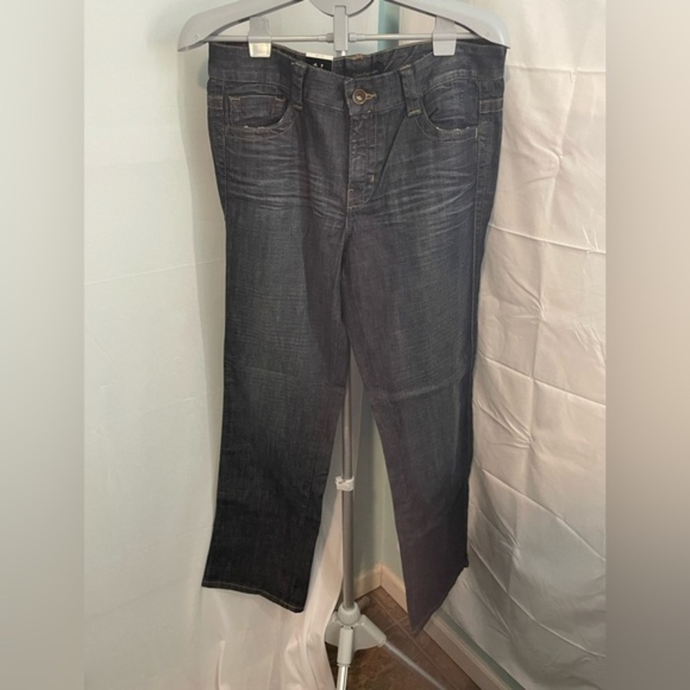 Calvin Klein Jeans Lean Bootcut Women‎ 12x32 Dark Wash Studded Slim Fit WF39A87O